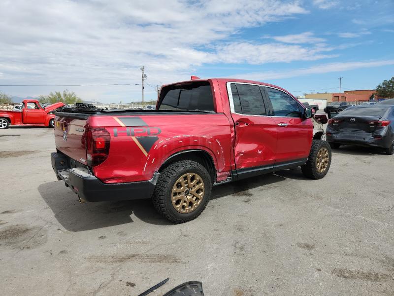 5FPYK3F70NB015665 - 2022 HONDA RIDGELINE RTL Қызыл фото 3