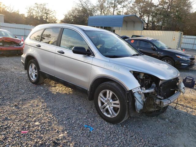 5J6RE4H54AL096693 - 2010 HONDA CR-V EX SILVER photo 4