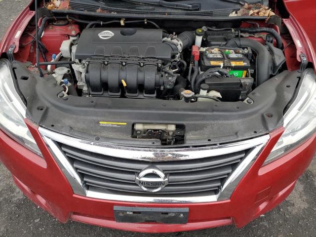 3N1AB7AP3DL701422 - 2013 NISSAN SENTRA S 红色 照片 11