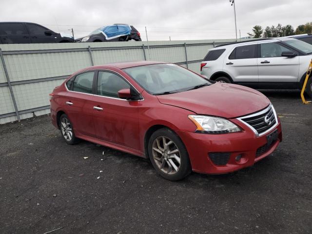 3N1AB7AP3DL701422 - 2013 NISSAN SENTRA S 红色 照片 4