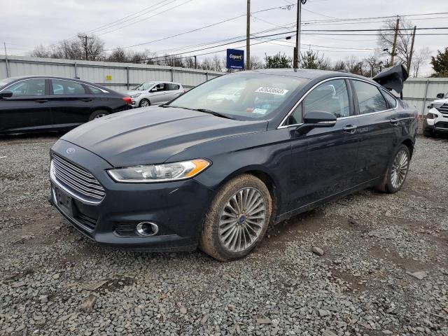 3FA6P0D99ER161376 - 2014 FORD FUSION TITANIUM BLACK photo 1