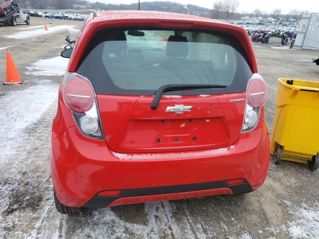 KL8CD6S92EC452272 - 2014 CHEVROLET SPARK 1LT RED photo 6