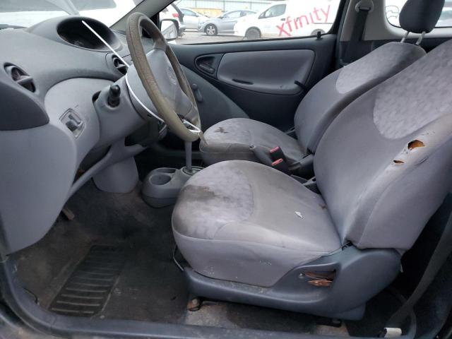 JTDAT1230Y0092506 - 2000 TOYOTA ECHO BLACK photo 7