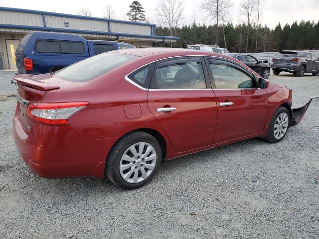 3N1AB7APXEL606860 - 2014 NISSAN SENTRA S RED photo 3