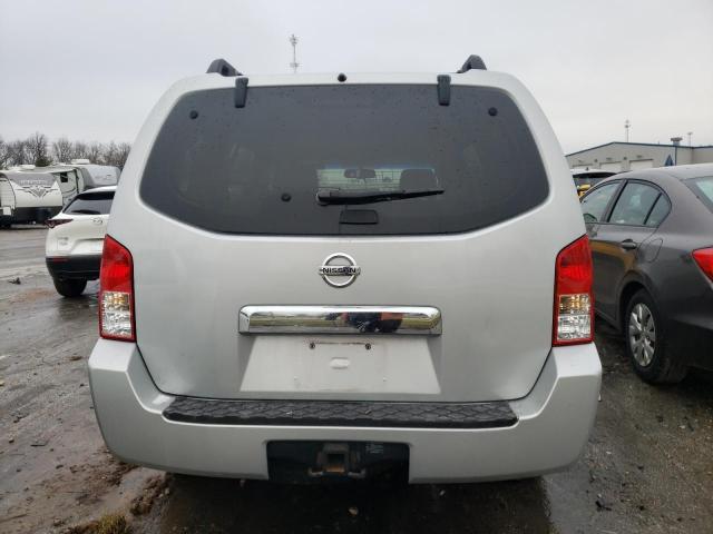 5N1AR18U97C622690 - 2007 NISSAN PATHFINDER LE SILVER photo 6
