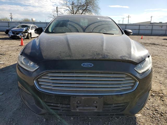 3FA6P0H79GR105319 - 2016 FORD FUSION SE BLACK photo 5