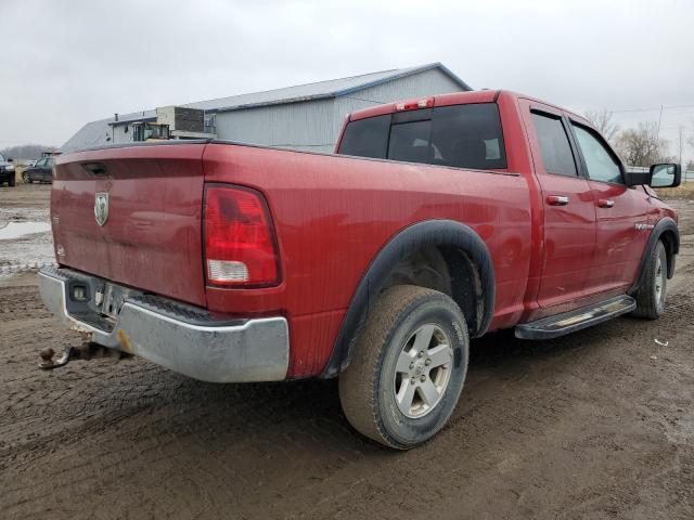 1D7RB1GT4AS116899 - 2010 DODGE RAM 1500 RED photo 3