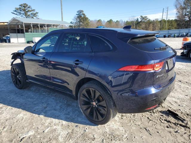 SADCM2FV7KA610110 - 2019 JAGUAR F-PACE S BLUE photo 2