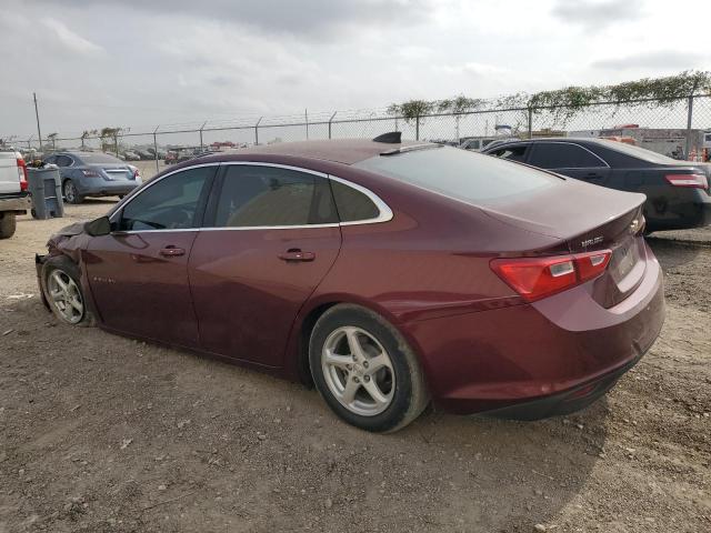1G1ZB5STXGF279589 - 2016 CHEVROLET MALIBU LS MAROON photo 2