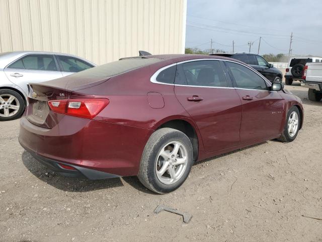 1G1ZB5STXGF279589 - 2016 CHEVROLET MALIBU LS MAROON photo 3