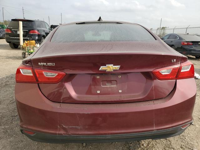 1G1ZB5STXGF279589 - 2016 CHEVROLET MALIBU LS MAROON photo 6