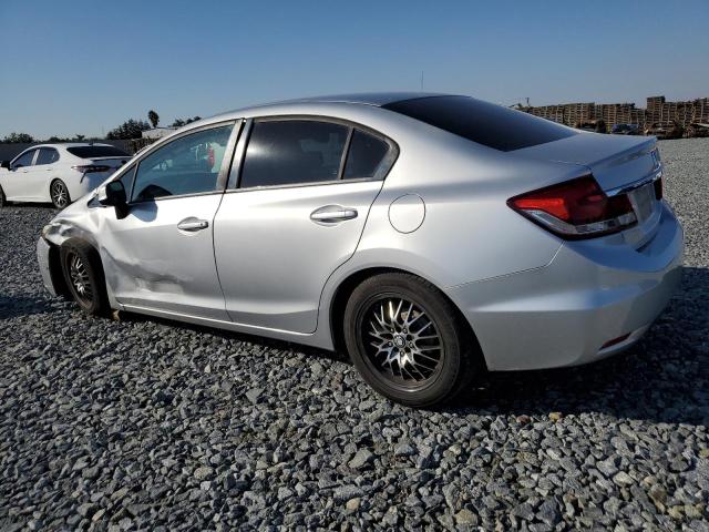 2HGFB2F59DH557950 - 2013 HONDA CIVIC LX SILVER photo 2
