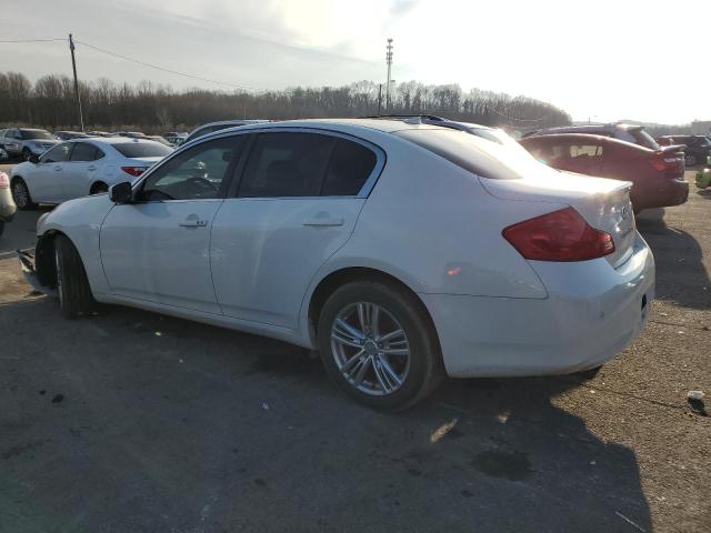 JN1CV6AR6DM356405 - 2013 INFINITI G37 WHITE photo 2