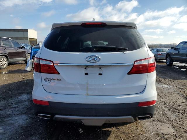 KM8SN4HF4DU007960 - 2013 HYUNDAI SANTA FE GLS WHITE photo 6