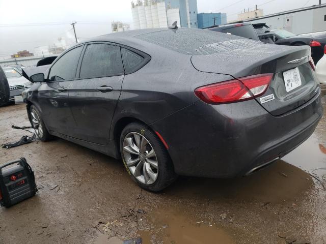 1C3CCCBB3FN511920 - 2015 CHRYSLER 200 S GRAY photo 2