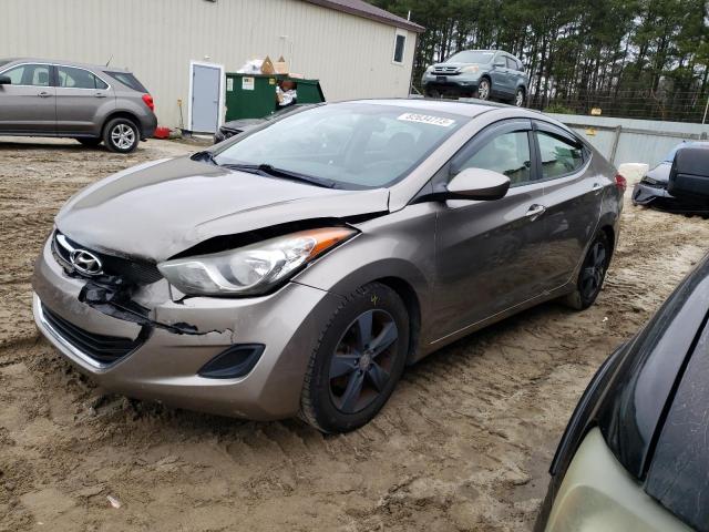 5NPDH4AEXDH260751 - 2013 HYUNDAI ELANTRA GLS GRAY photo 1