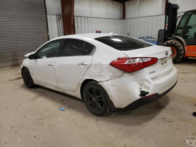 KNAFX4A81E5116493 - 2014 KIA FORTE EX WHITE photo 2