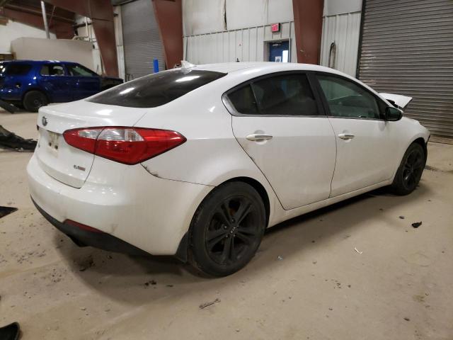 KNAFX4A81E5116493 - 2014 KIA FORTE EX WHITE photo 3