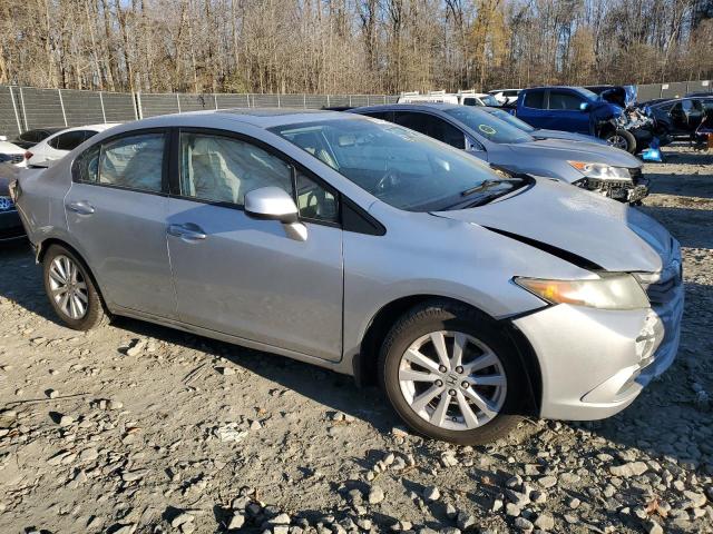 2HGFB2F95CH307526 - 2012 HONDA CIVIC EXL ვერცხლისფერი ფოტო 4