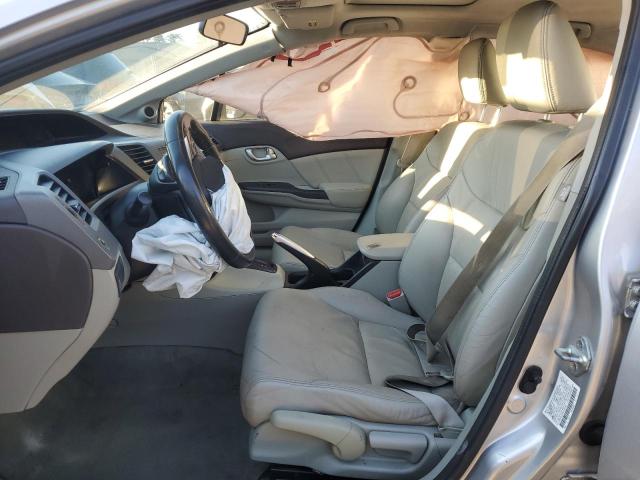 2HGFB2F95CH307526 - 2012 HONDA CIVIC EXL ვერცხლისფერი ფოტო 7