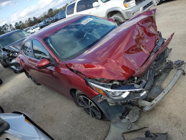 3N1AB8CV9NY205868 - 2022 NISSAN SENTRA SV RED photo 4