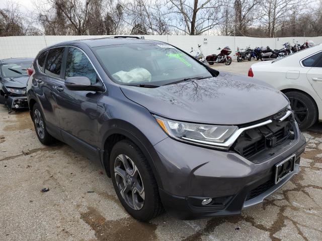 7FARW1H58JE014280 - 2018 HONDA CR-V EX GRAY photo 4