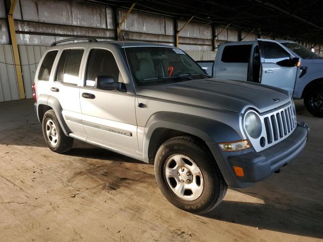 1J4GL48K27W646967 - 2007 JEEP LIBERTY SPORT Күміс фото 4