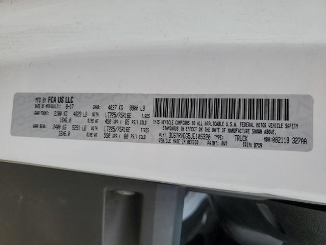 3C6TRVDG5JE105320 - 2018 RAM PROMASTER 2500 HIGH Ақ фото 13