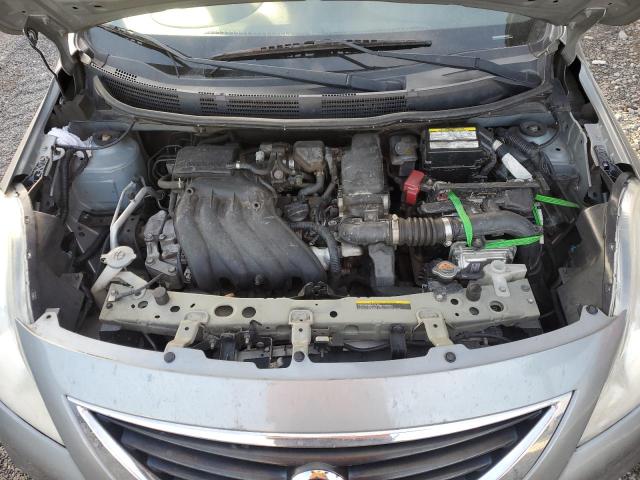 3N1CN7AP3EL804261 - 2014 NISSAN VERSA S SILVER photo 11