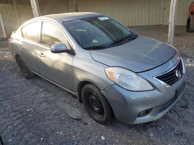 3N1CN7AP3EL804261 - 2014 NISSAN VERSA S SILVER photo 4