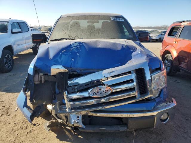 1FTFX1EF5BFC58684 - 2011 FORD F150 SUPER CAB BLUE photo 5