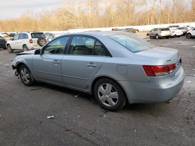 5NPEU46F66H131300 - 2006 HYUNDAI SONATA GLS BLUE photo 2