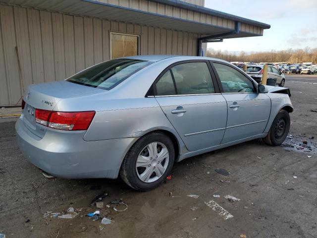 5NPEU46F66H131300 - 2006 HYUNDAI SONATA GLS BLUE photo 3