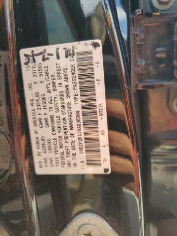 1HGCP2F47AA038384 - 2010 HONDA ACCORD LXP BLACK photo 13