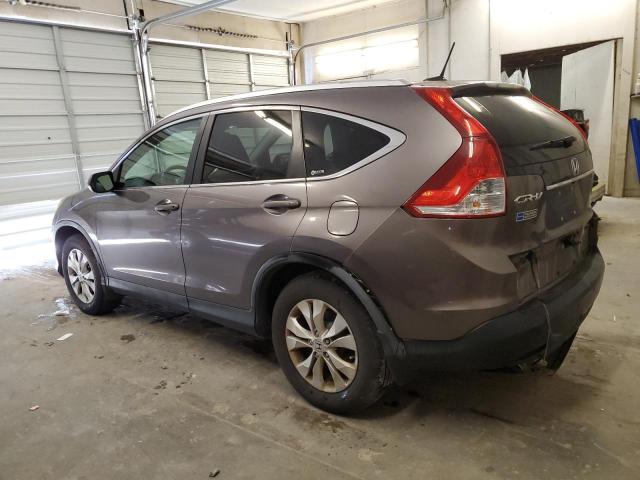 5J6RM4H72CL015181 - 2012 HONDA CR-V EXL GRAY photo 2