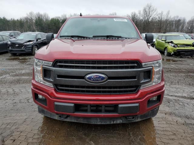1FTEX1EP3KFB15155 - 2019 FORD F150 SUPER CAB RED photo 5