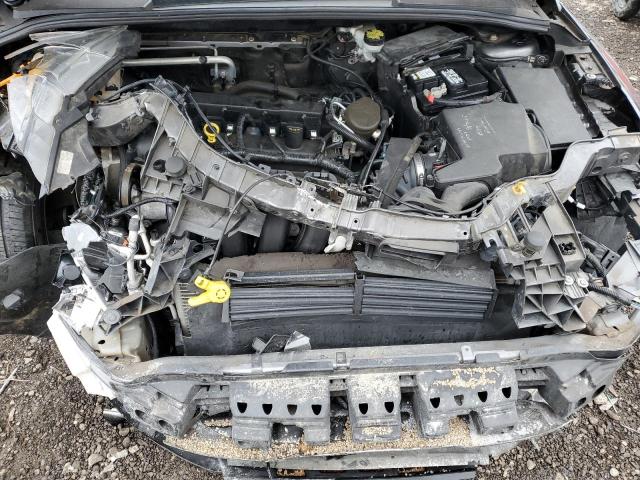 1FADP3F24FL384014 - 2015 FORD FOCUS SE GRAY photo 11