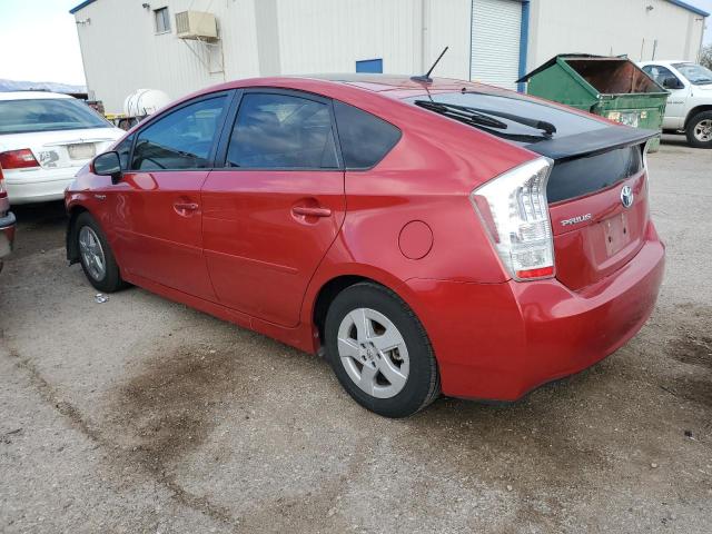 JTDKN3DU0B0315568 - 2011 TOYOTA PRIUS RED photo 2