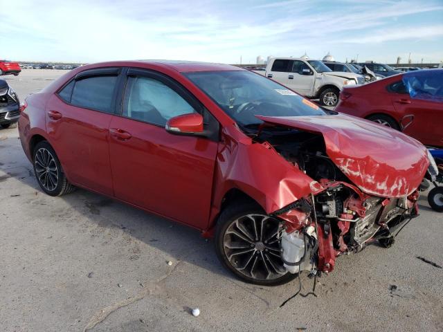 2T1BURHE3GC630547 - 2016 TOYOTA COROLLA L RED photo 4