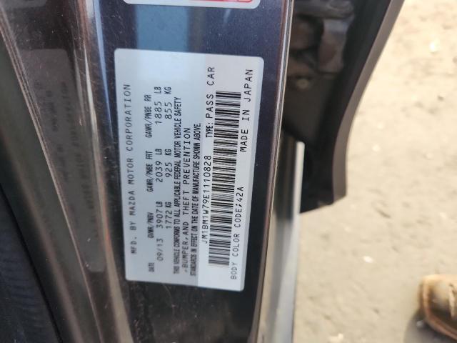 JM1BM1W79E1110828 - 2014 MAZDA 3 GRAND TOURING Boz foto 13