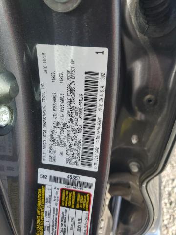 5TFGZ5AN7GX005063 - 2016 TOYOTA TACOMA DOUBLE CAB GRAY photo 12