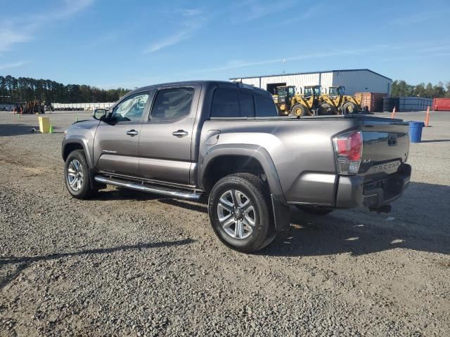 5TFGZ5AN7GX005063 - 2016 TOYOTA TACOMA DOUBLE CAB GRAY photo 2