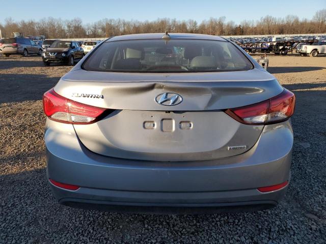 KMHDH4AE2FU382380 - 2015 HYUNDAI ELANTRA SE GRAY photo 6