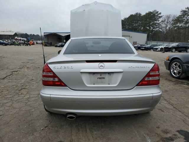 WDBKK49F84F299496 - 2004 MERCEDES-BENZ SLK 230 KOMPRESSOR SILVER photo 6