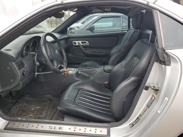 WDBKK49F84F299496 - 2004 MERCEDES-BENZ SLK 230 KOMPRESSOR SILVER photo 7