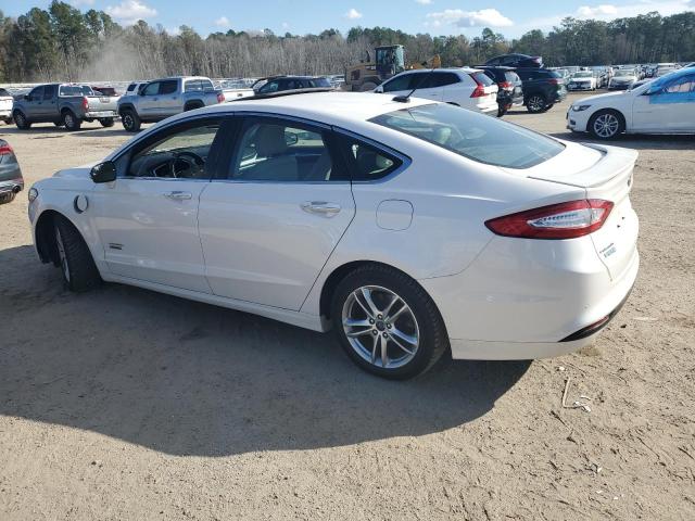 3FA6P0SU4GR353900 - 2016 FORD FUSION TITANIUM PHEV WHITE photo 2