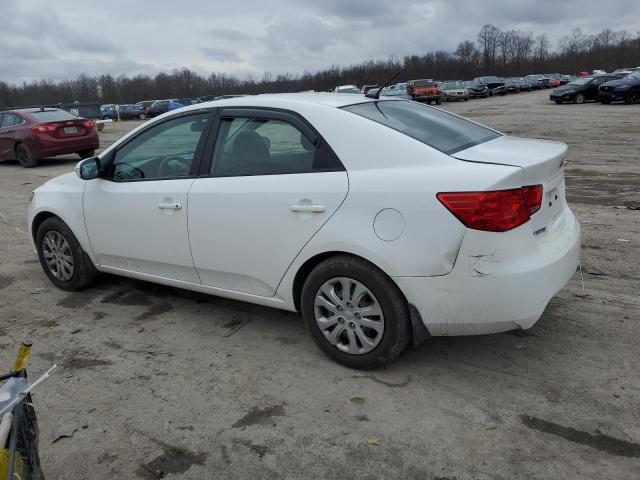 KNAFU4A22A5187328 - 2010 KIA FORTE EX WHITE photo 2