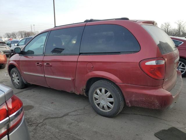 2C8GP54L55R535381 - 2005 CHRYSLER TOWN & COU TOURING MAROON photo 2