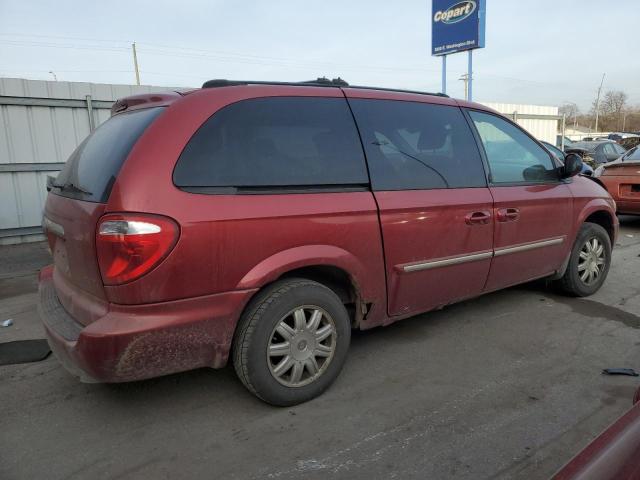 2C8GP54L55R535381 - 2005 CHRYSLER TOWN & COU TOURING MAROON photo 3