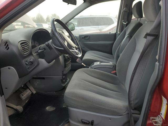 2C8GP54L55R535381 - 2005 CHRYSLER TOWN & COU TOURING MAROON photo 7